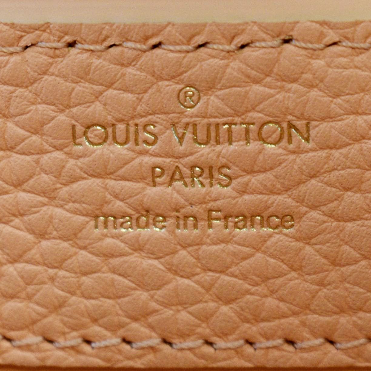 LOUIS VUITTON Capucines Mini Taurillon Python Leather Satchel Bag Topa