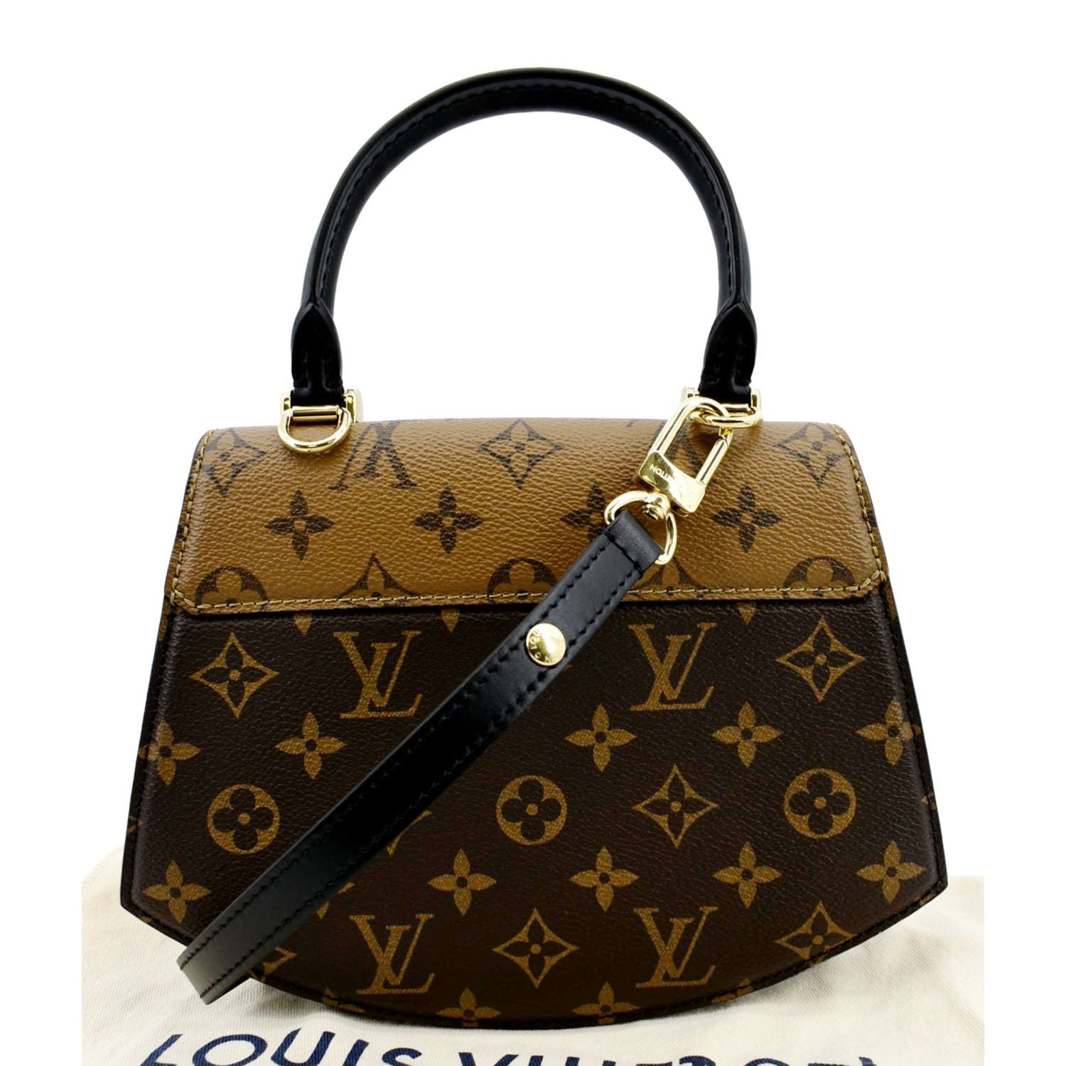 Louis Vuitton - Authenticated Tilsitt Handbag - Leather Brown Plain for Women, Very Good Condition