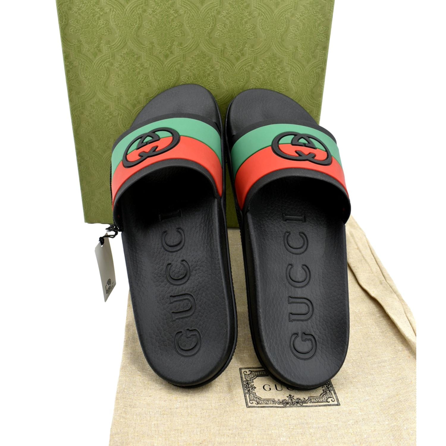 Gucci Men's Interlocking G slide sandal