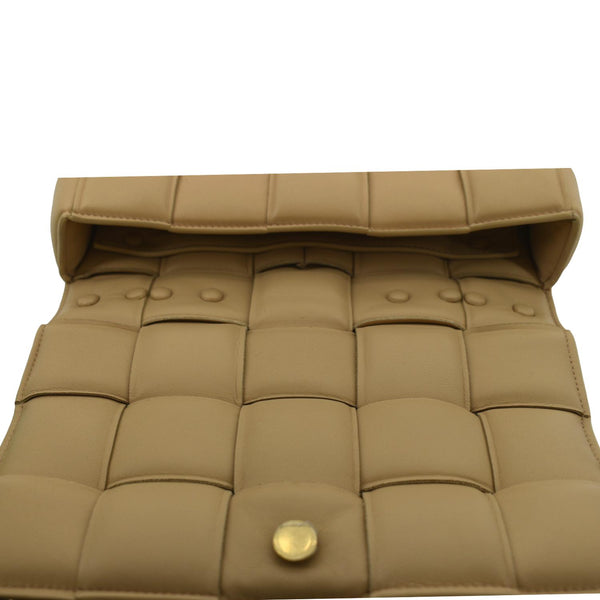 Bottega Veneta Chain Cassette Leather Crossbody Bag - Open