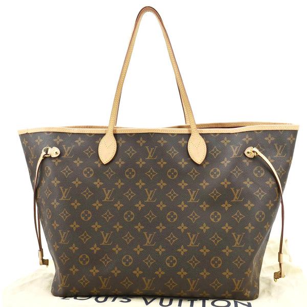 LOUIS VUITTON Neverfull GM Monogram Canvas Tote Bag Fuchsia