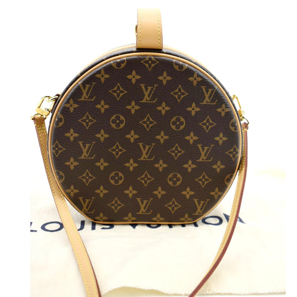 LOUIS VUITTON Petite Boite Chapeau Monogram Canvas Shoulder Bag Brown
