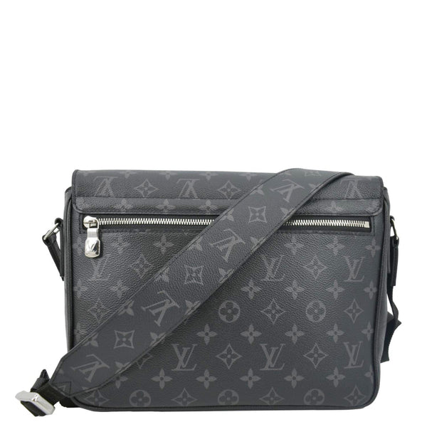 LOUIS VUITTON Taigarama Messengerama Monogram Eclipse Messenger Bag Grey