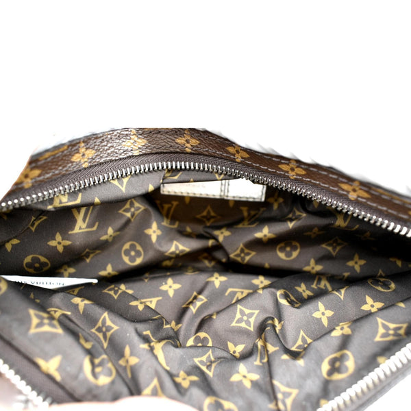 Louis Vuitton Nylon Monogram Canvas Maxi Bumbag in silver color - Inside