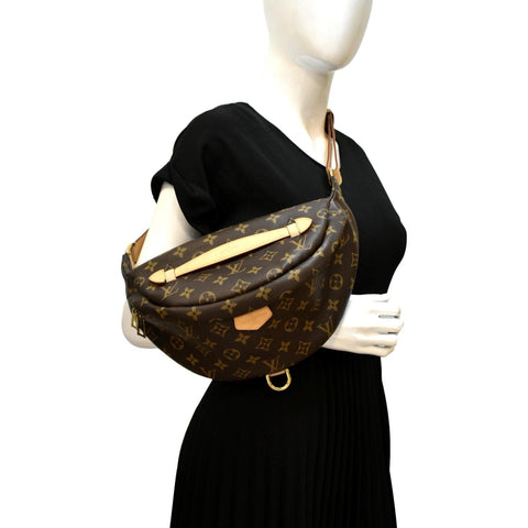 LOUIS VUITTON Monogram Canvas Bumbag Brown