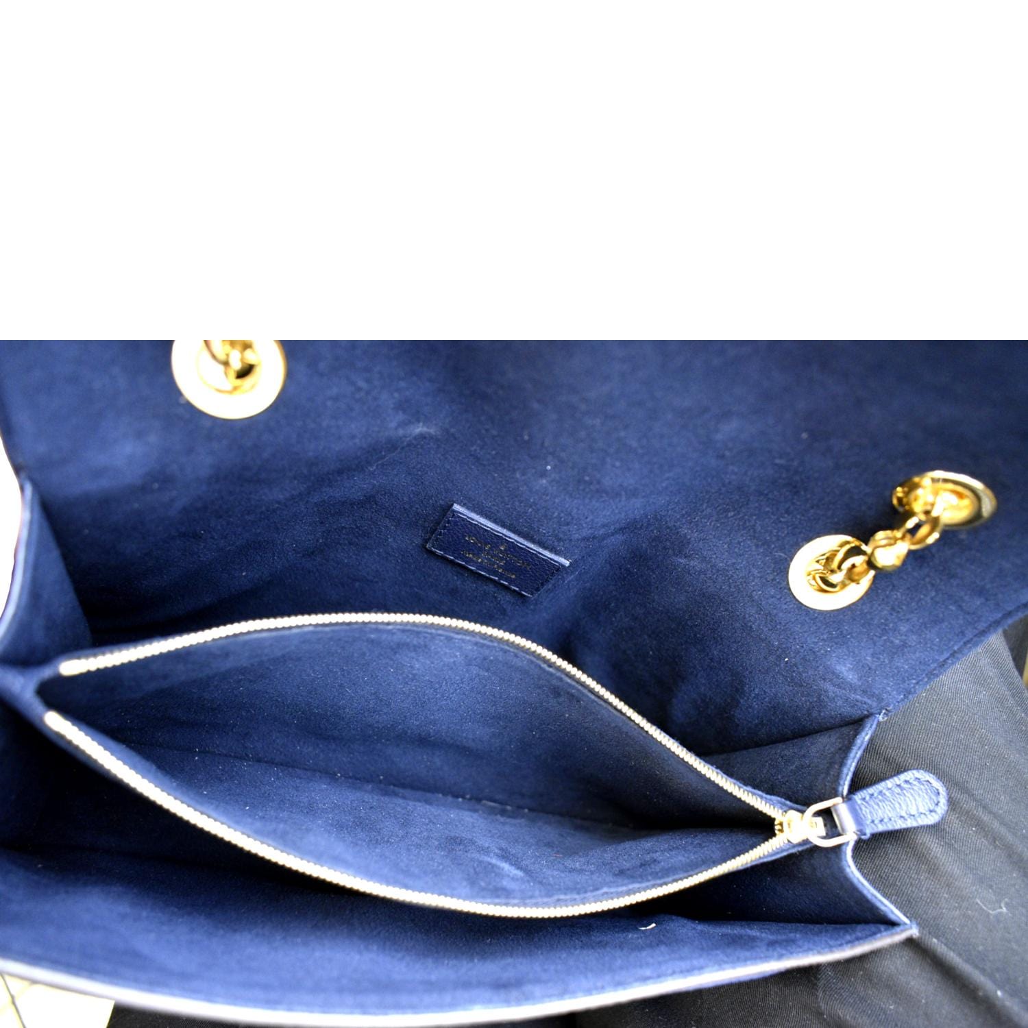 Louis Vuitton Victoire Bleu Marine Blue Monogram Canvas and