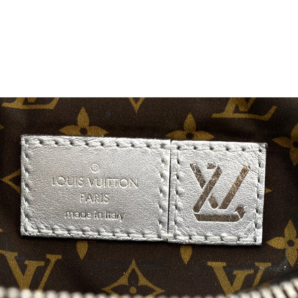Louis Vuitton Nylon Monogram Canvas Maxi Bumbag in silver color - Stamp