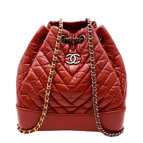 CHANEL Classic Twill Fabric Backpack Unisex