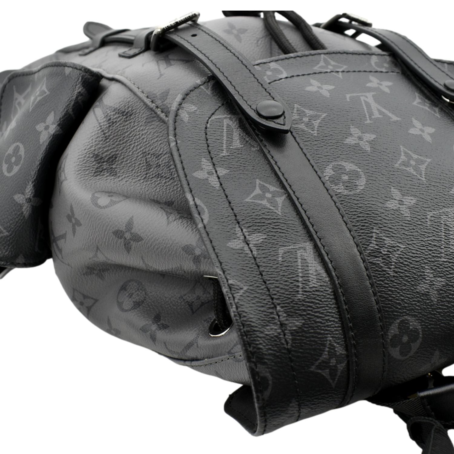 louis vuitton christopher backpack pm n93491 LOUIS VUITTON Christopher PM Reverse Monogram Eclipse Backpack Bag Bla