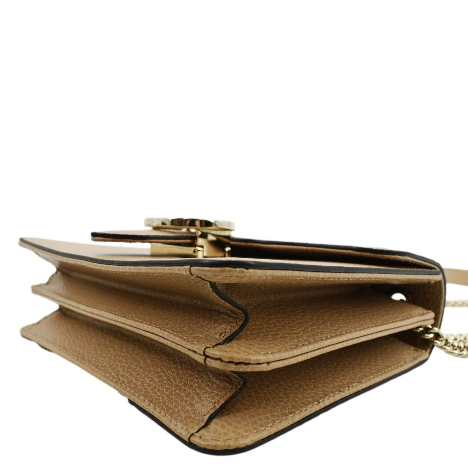 GUCCI Shoulder Bag 510304 Interlocking G ChainShoulder leather beige W –