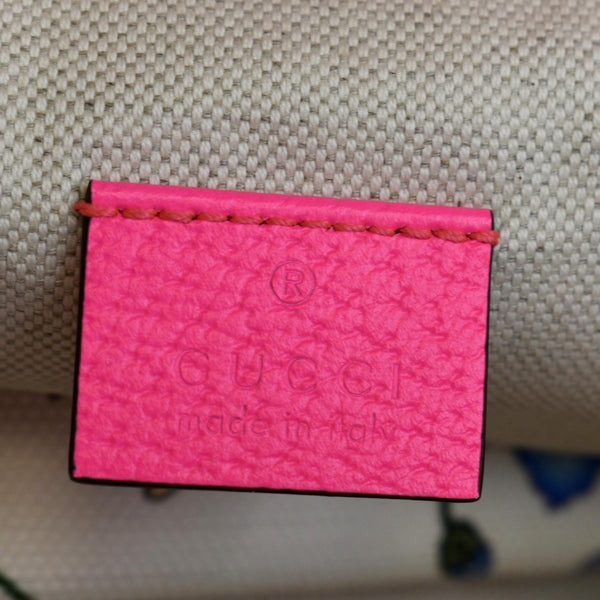 GUCCI Floral Rajah Large Canvas Leather Tote Bag Multicolor 537219