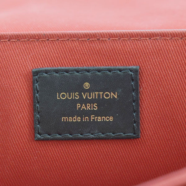LOUIS VUITTON Georges BB Monogram Canvas Shoulder Bag Coquelicot Peach