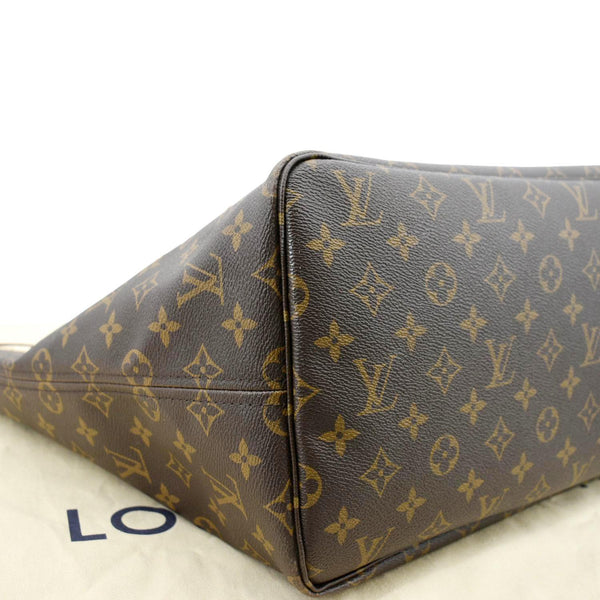 LOUIS VUITTON Neverfull GM Monogram Canvas Tote Bag Fuchsia
