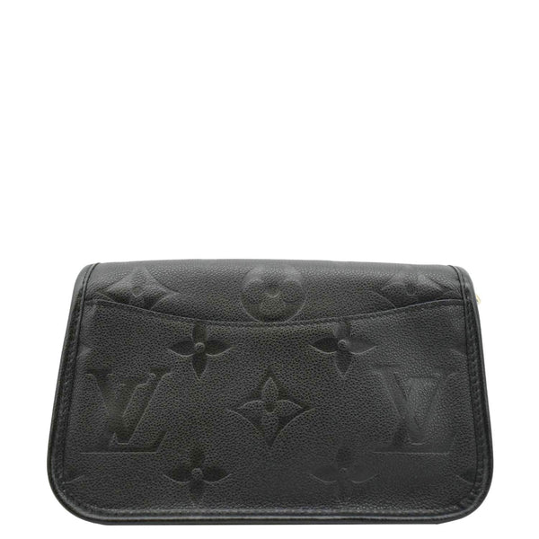 LOUIS VUITTON  Empreinte Leather Crossbody Bag Black back side