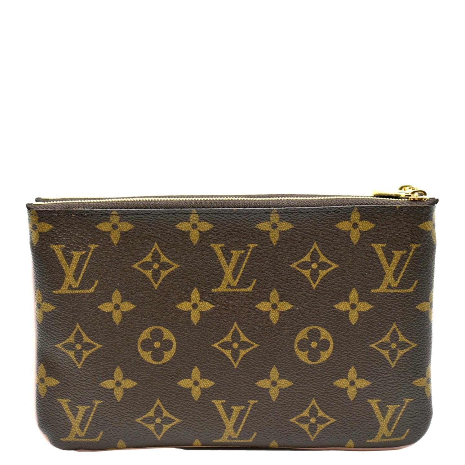 Louis Vuitton Double Zip Pochette Monogram Vivienne Shanghai Pink Lining in  Coated Canvas with Gold-tone - US