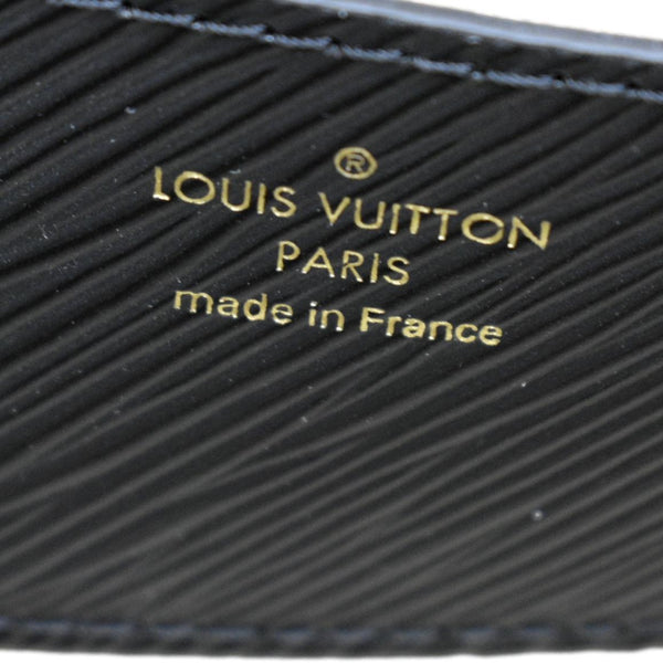 LOUIS VUITTON LV Twist MM Epi Leather Shoulder Bag Black