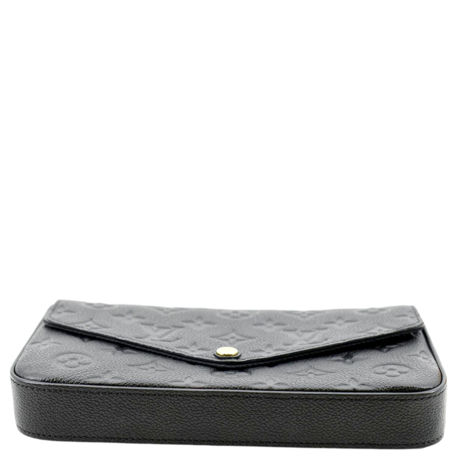 Shoulder Bag And Pouch FELICIE POCHETTE Dove Grey Empreinte Leather With  Bold Cream Flower Print Envelope Detachable Black Gold Chain 3 Multi Clutch POCHETTE  FELICIE 69977 From Bagbag051, $28.36