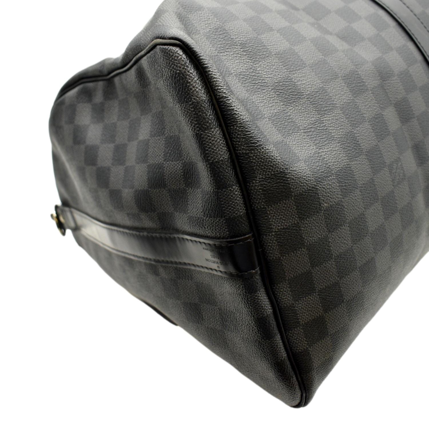 keepall bandouliere 55 damier graphite louis