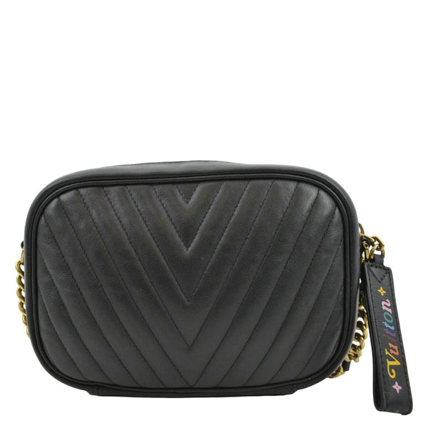 LOUIS VUITTON New Wave Quilted Leather Camera Bag Black