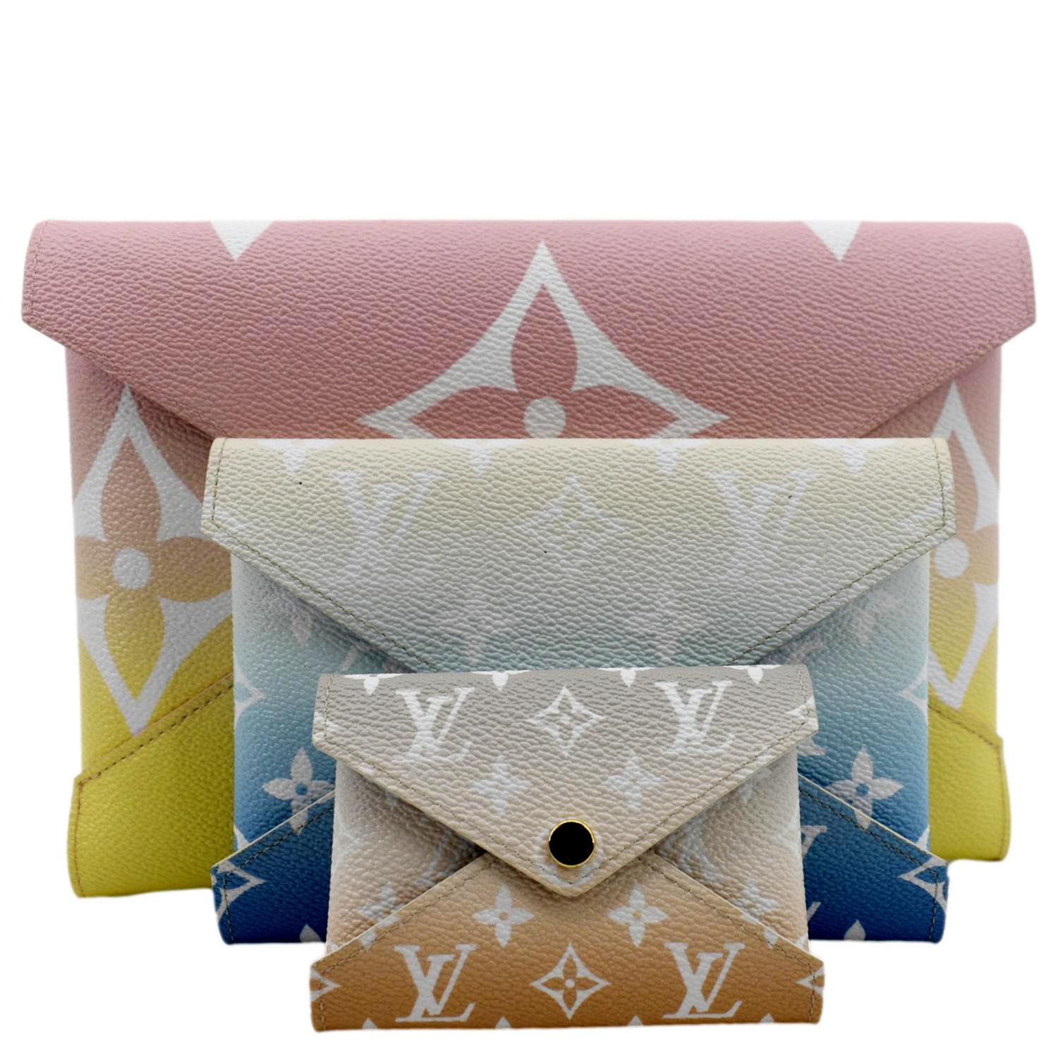 Louis Vuitton Giant Monogram Canvas By The Pool Kirigami Pouch Set