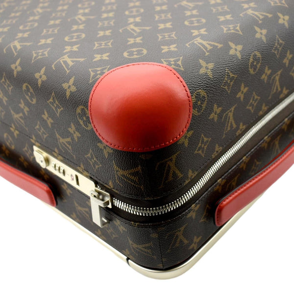 LOUIS VUITTON Horizon 55 Monogram Canvas Rolling Suitcase Cerise