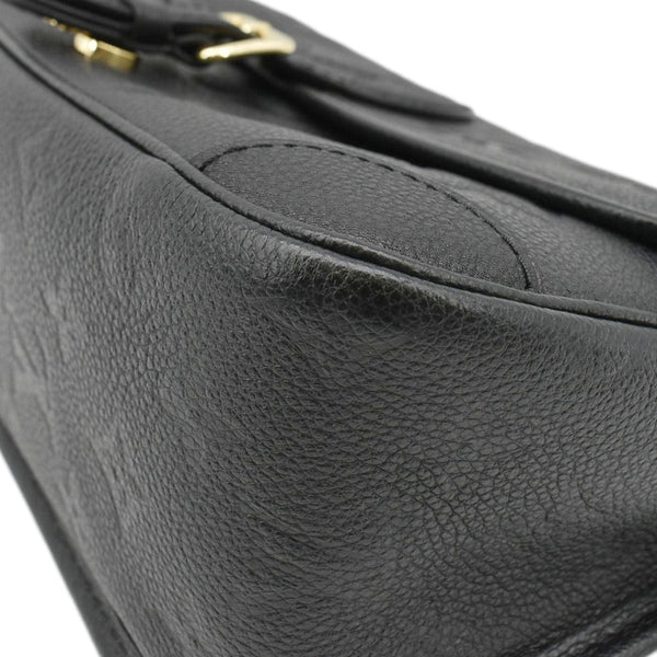 LOUIS VUITTON  Empreinte Leather Crossbody Bag Black lower right corner look