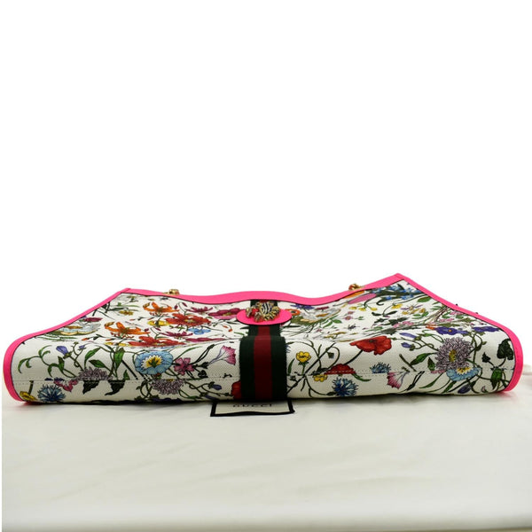 GUCCI Floral Rajah Large Canvas Leather Tote Bag Multicolor 537219