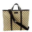 GUCCI GG Supreme Canvas Shopping Tote Bag Beige 449169