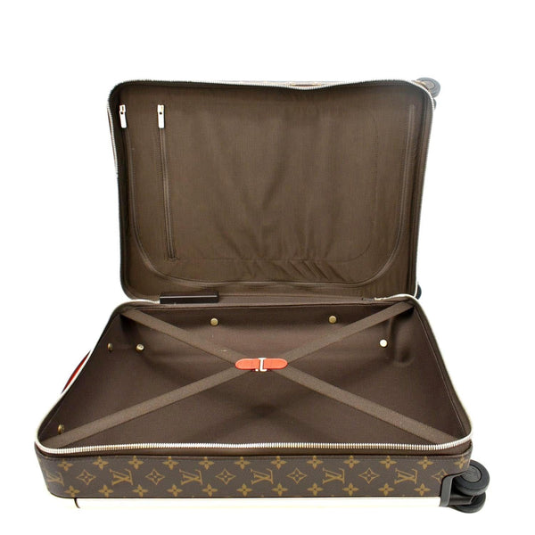LOUIS VUITTON Horizon 55 Monogram Canvas Rolling Suitcase Cerise