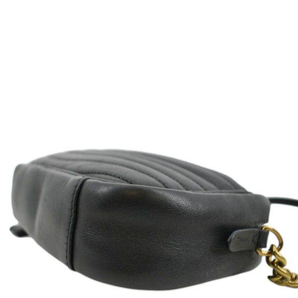 LOUIS VUITTON New Wave Quilted Leather Camera Bag Black