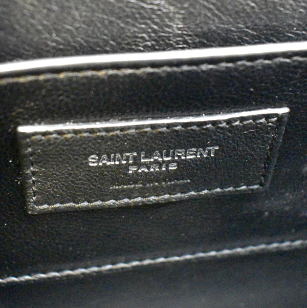YVES SAINT LAURENT Solferino Medium Leather Shoulder Bag Black