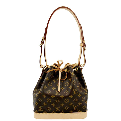 LOUIS VUITTON Petit Noe NM Monogram Canvas Shoulder Bag Brown