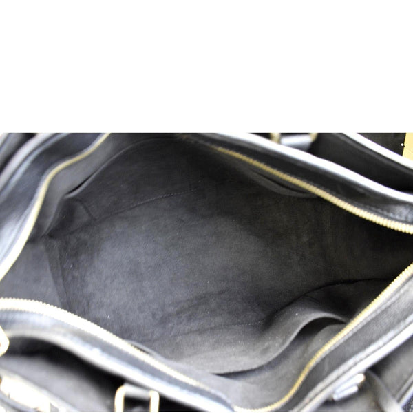 Louis Vuitton Popincourt MM Monogram Shoulder Bag in Brown/Noir Color - Inside