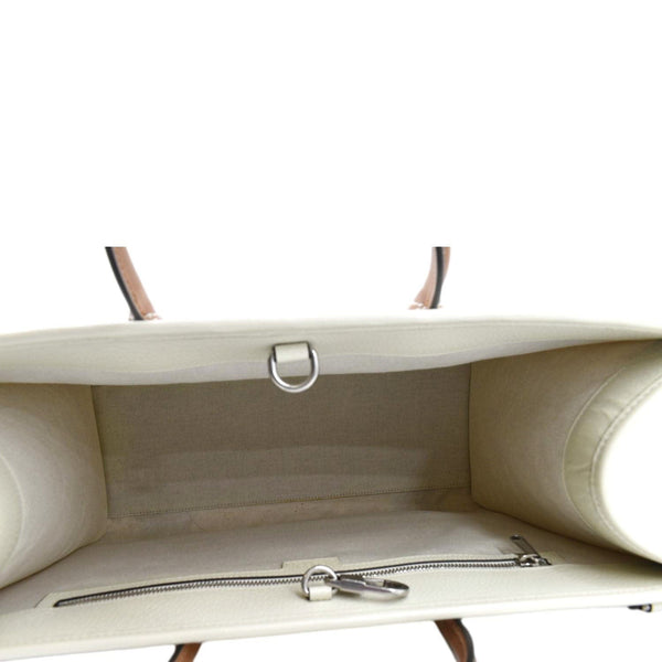 GUCCI GG Interlocking Canvas Web Shoulder Bag White 701733