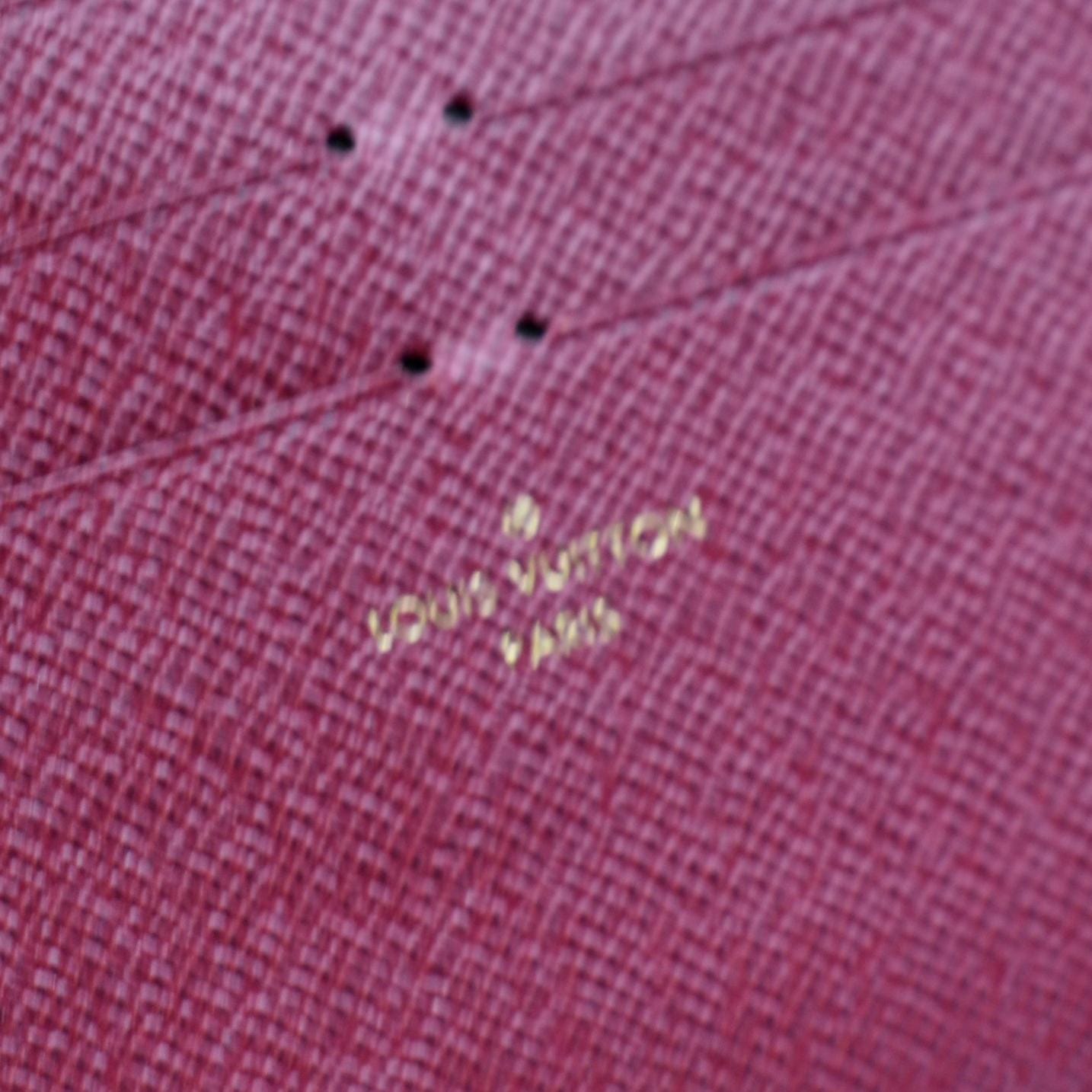 Louis Vuitton Pochette Felicie Card Holder Insert Pink in Calfskin - US