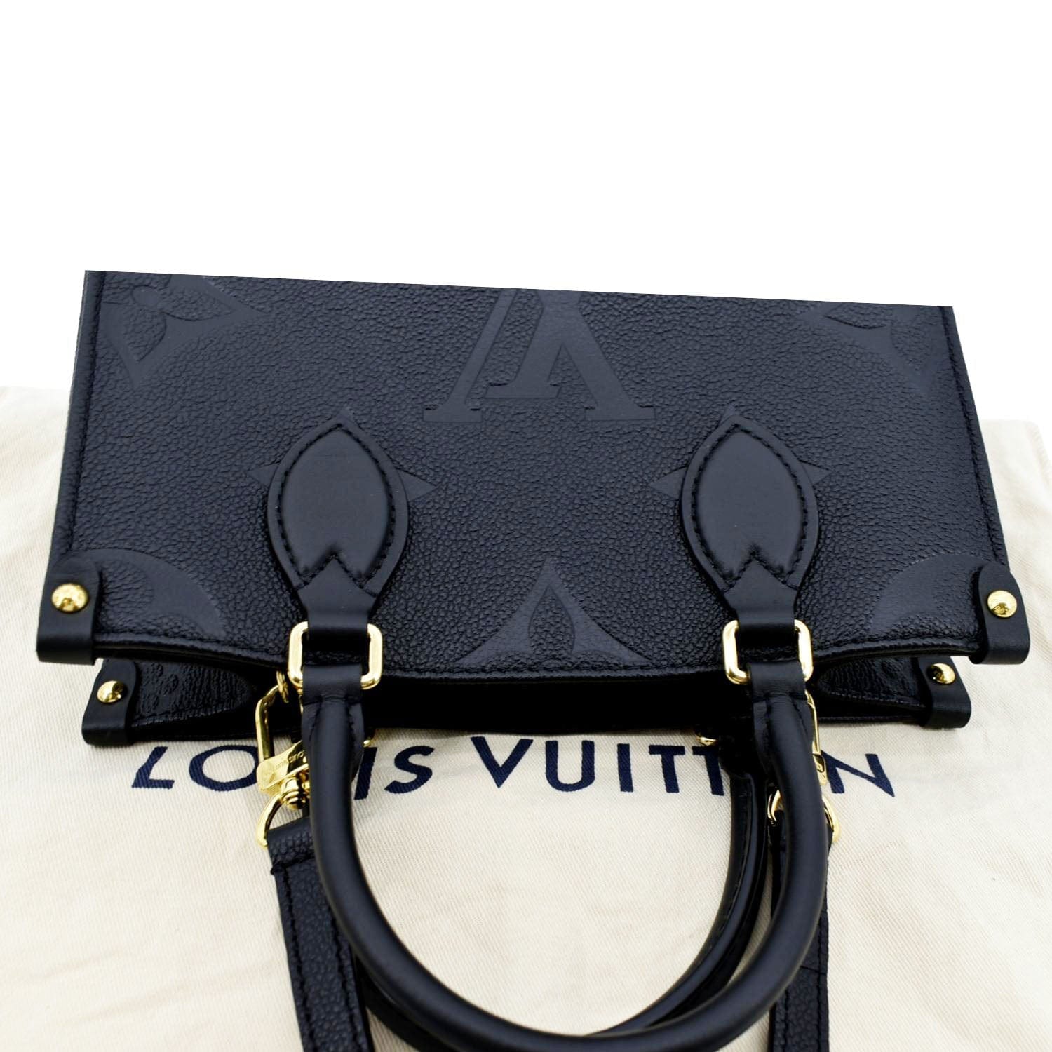 Louis Vuitton Empreinte Monogram Giant Onthego PM Black Tote Bag – Mills  Jewelers & Loan