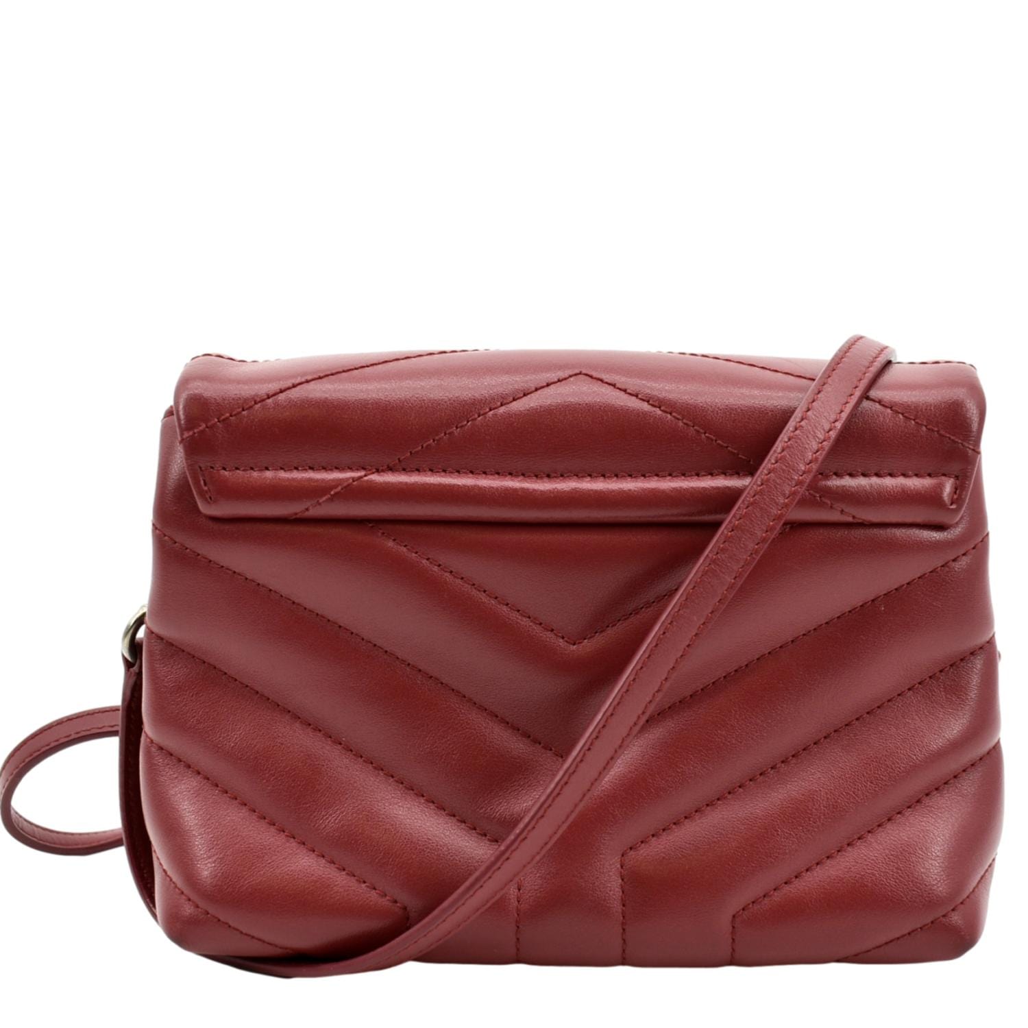 Saint Laurent Loulou Toy Quilted Mini Bag - Red
