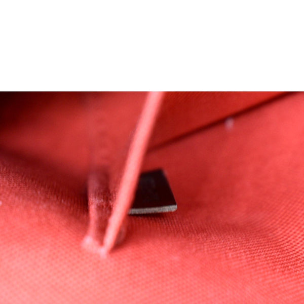 LOUIS VUITTON Alma BB Damier Ebene Satchel Crossbody Bag Brown