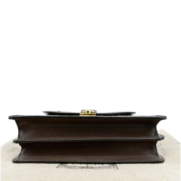 Gucci Ophidia Small GG Canvas Tote Shoulder Bag Beige Color - Bottom