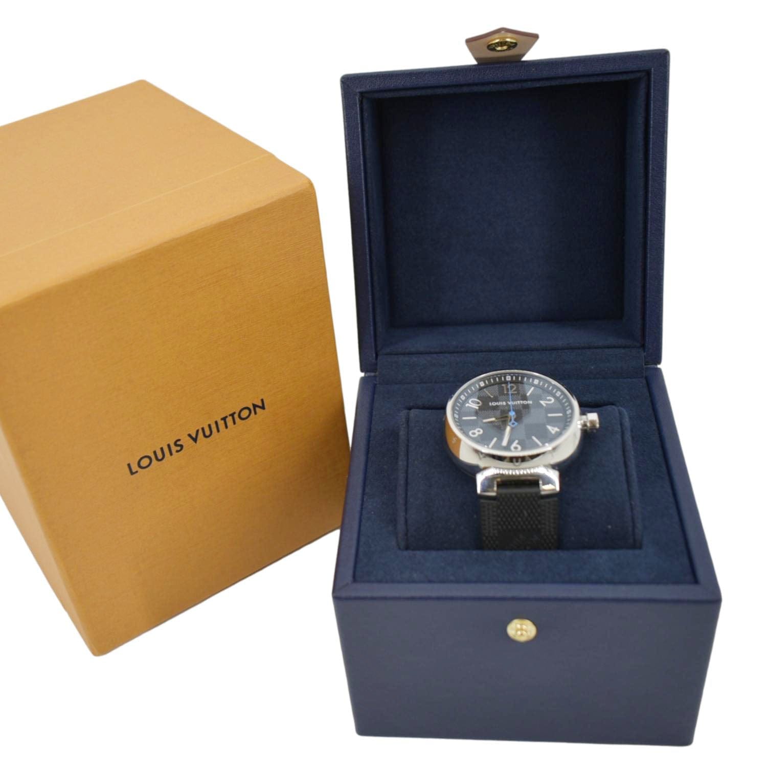Louis Vuitton 3 Watch Case - Damier Graphite