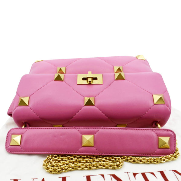 Valentino Medium Garavani Roman Leather Crossbody Bag - Top