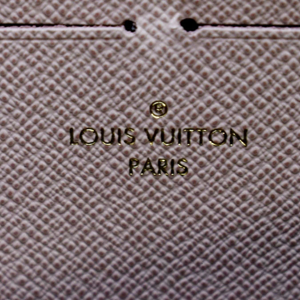 LOUIS VUITTON Clemence Monogram Canvas Zippy Wallet Brown