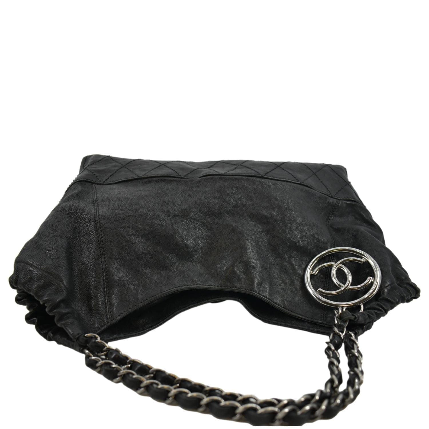 Chanel Coco Cabas Leather Shoulder Tote Bag
