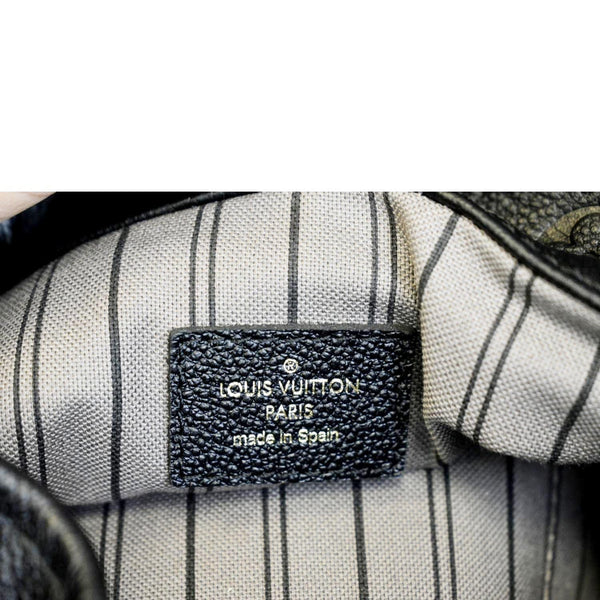 LOUIS VUITTON Artsy MM Empreinte Leather Hobo Bag Black