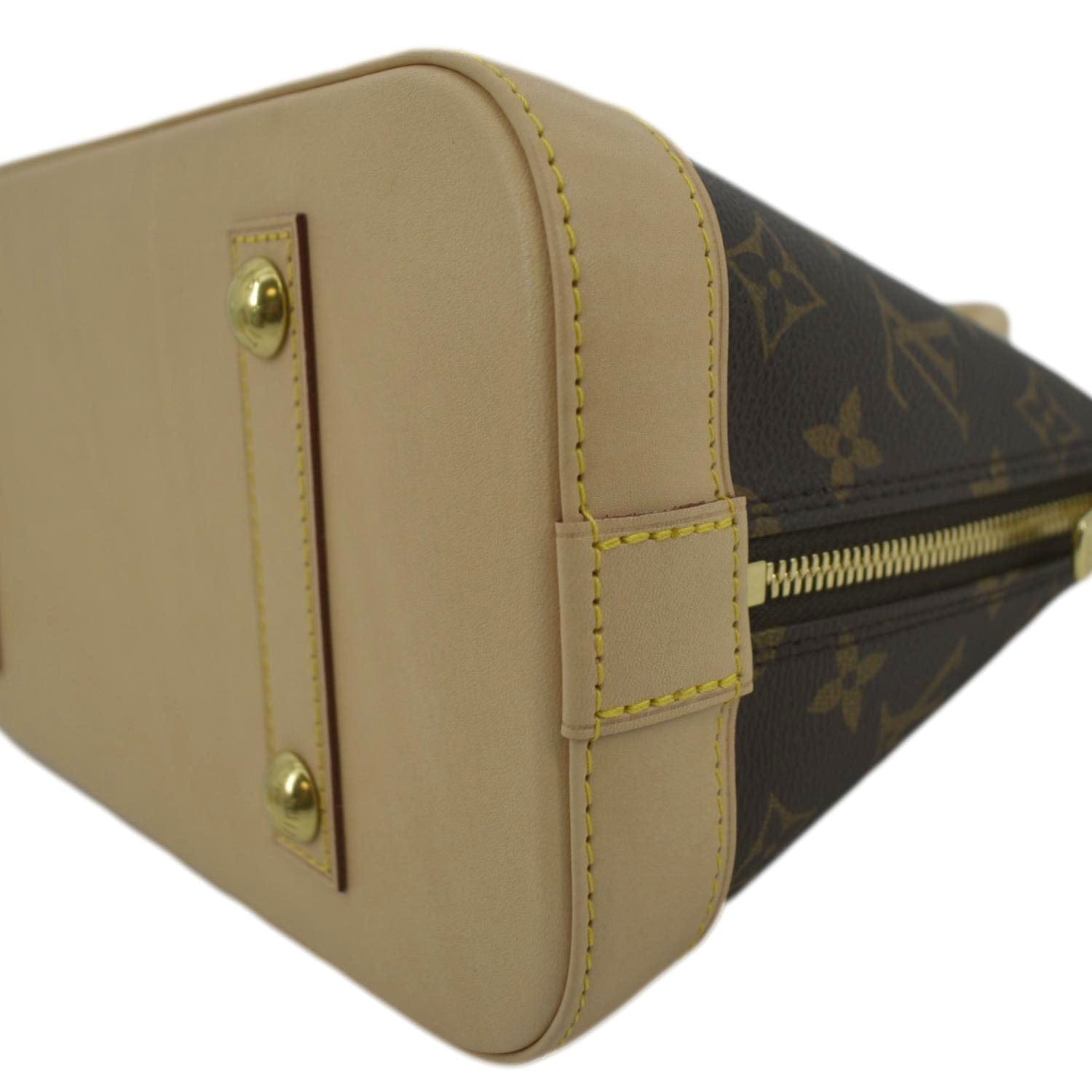 Authentic Louis Vuitton Satchel Bag Alma Monogram Used LV Handbag