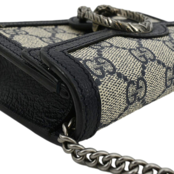 GUCCI Dionysus GG Super Mini Canvas Crossbody Bag Beige 446482