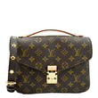 LOUIS VUITTON Metis Pochette Monogram Canvas Crossbody Bag Brown
