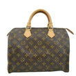 LOUIS VUITTON Speedy 30 Monogram Canvas Satchel Bag Brown