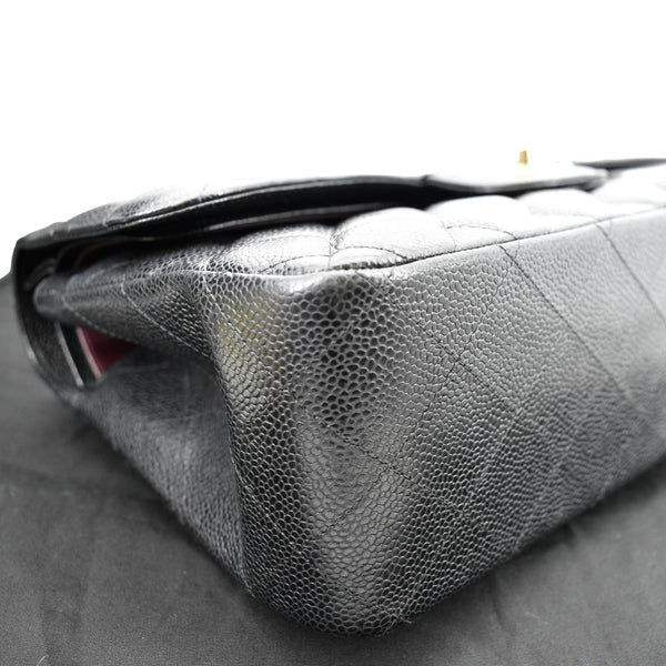 Chanel Classic Jumbo Double Flap Leather Shoulder Bag - Bottom Left
