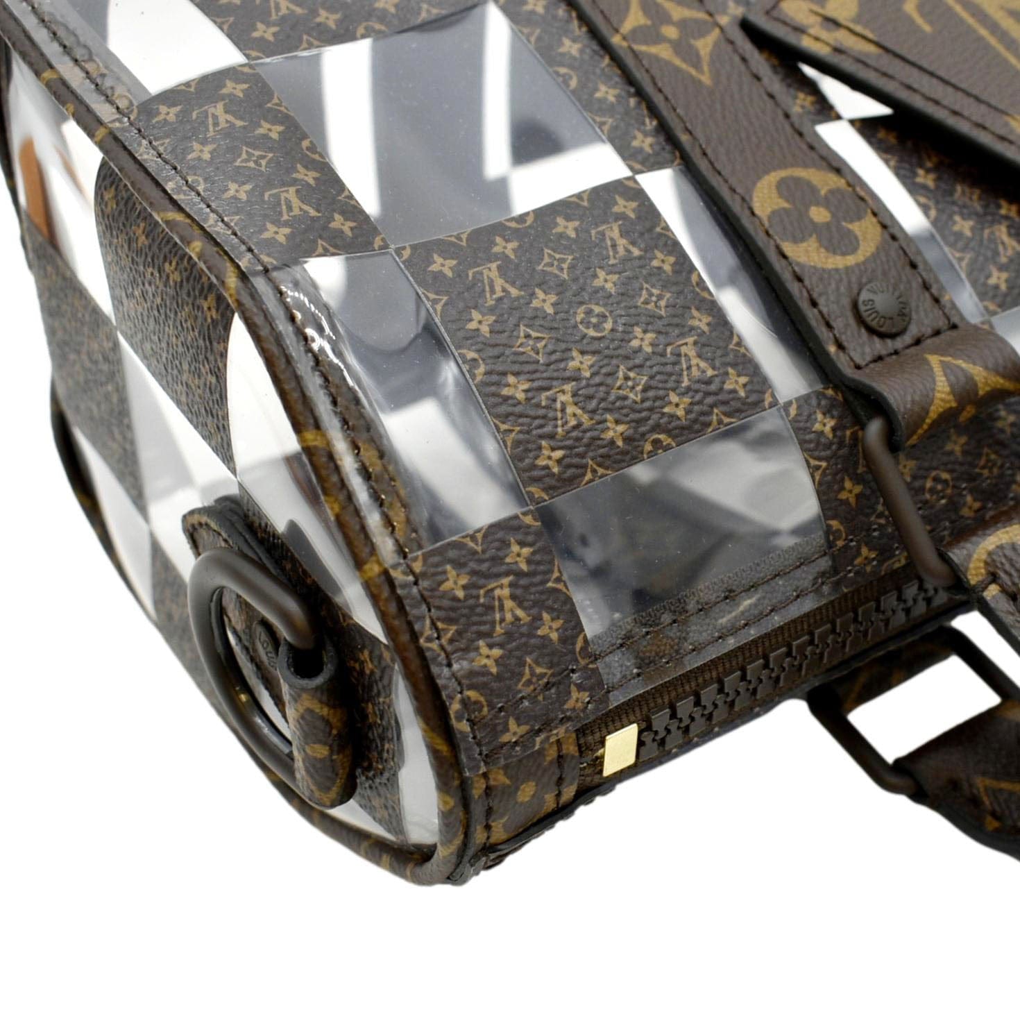 Louis Vuitton Chess-Patterned Keepall 25
